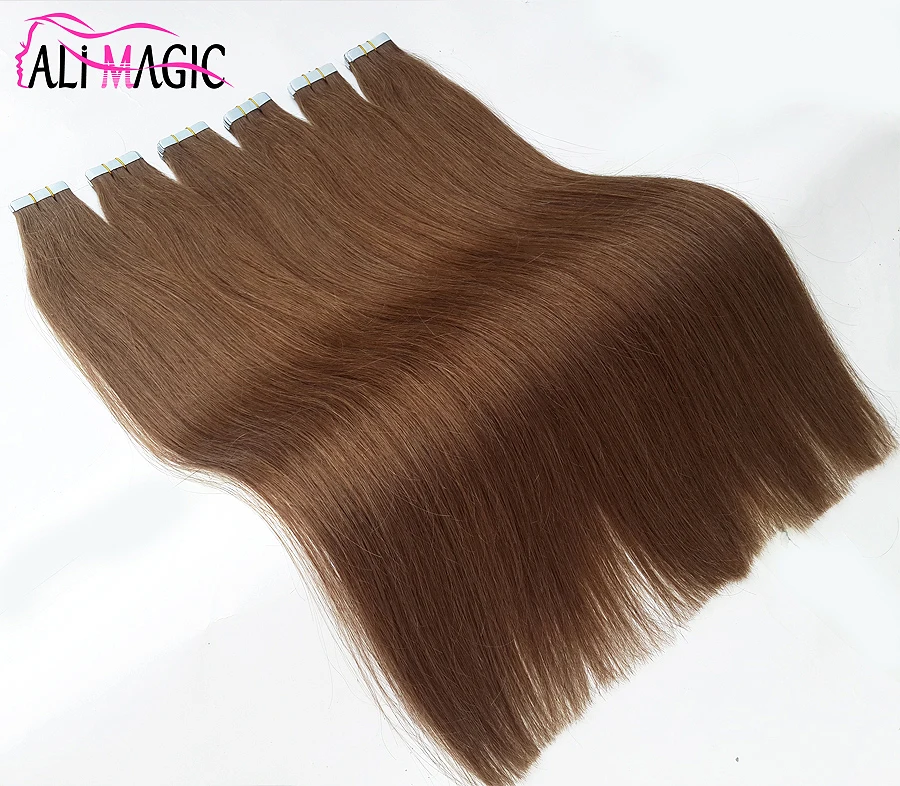 

Factory Wholesale Your Own Brand Makeup Cuticle Aligned Hair Tape Hair Extension Skin Weft Seamless Hair Extensions, N/a