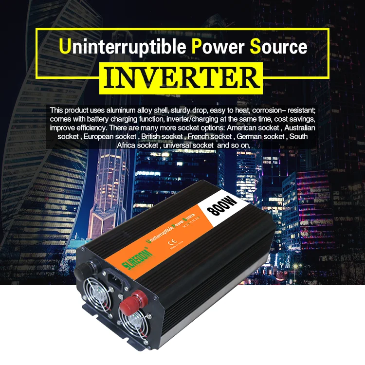 800w 12v 220v Power Inverter With Battery Charger Buy 12v 220v