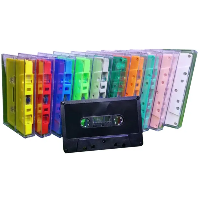 
2018 New Arrivals 10 Color cassette tape from 10 to 120 minutes customized blank records tapes 