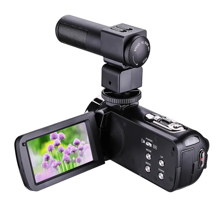 

popular Professional HDV Night Vision Recorder Camcorder full hd 1080p 24mp Remote Control mini camera digital video camera