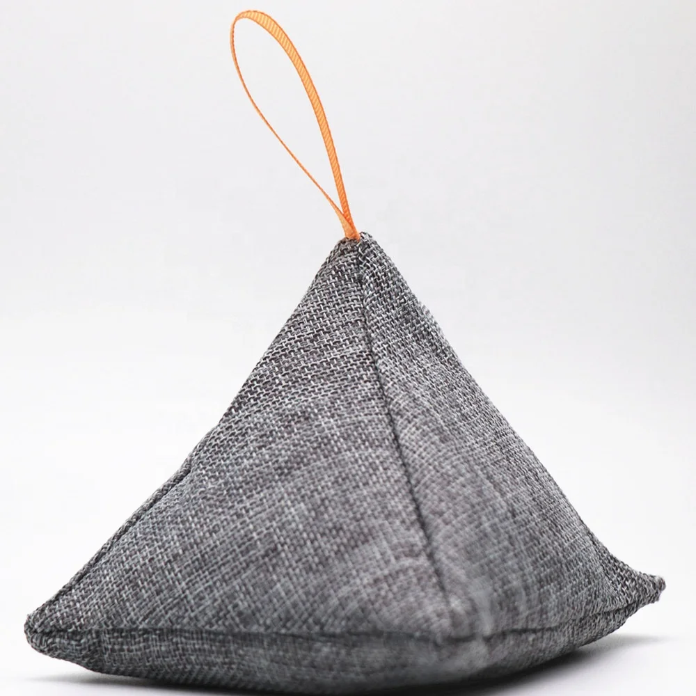 

Natural Air Purifying Bag.Bamboo Charcoal Activated Air Freshener And Odor Absorber For Closets, Cars, Pets, and More