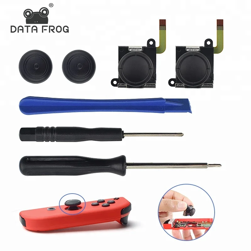 

Data Frog 7 In 1 Replacement parts3D Analog Joystick Thumb Stick For Nintend Switch Joy Con Controller, Picture color