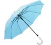 Wholesale Screen Print Strong 10 Ribs Solid Color Auto Straight Promotional Lady Gift Umbrella