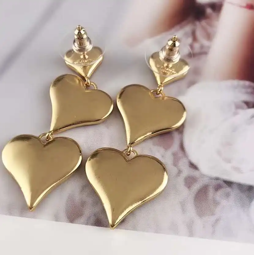 

CM-Xinyee Wholesale earring for fashion women ,charm heart earring,gold earring, As picture
