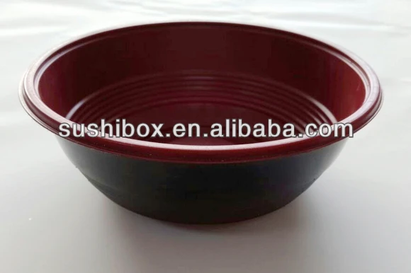 
Disposable microwave bowl for hot miso soup 