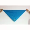 China wholesale plain blank scout neckerchief stock self-fabric folded border scarfs