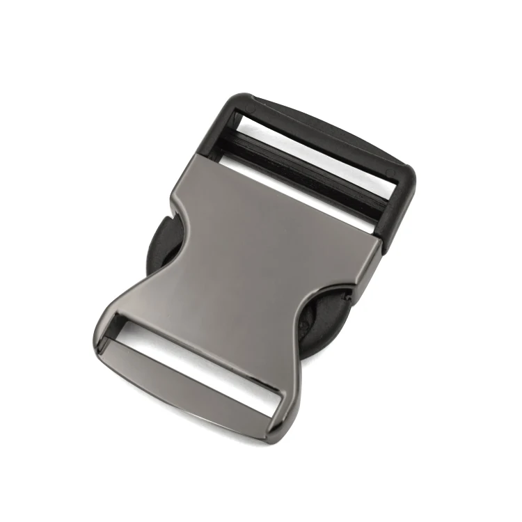 

gold metal quick release clips side release buckle for backpack, Customized