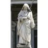 White marble crosses religious hand carved marble figure statue St.Paul