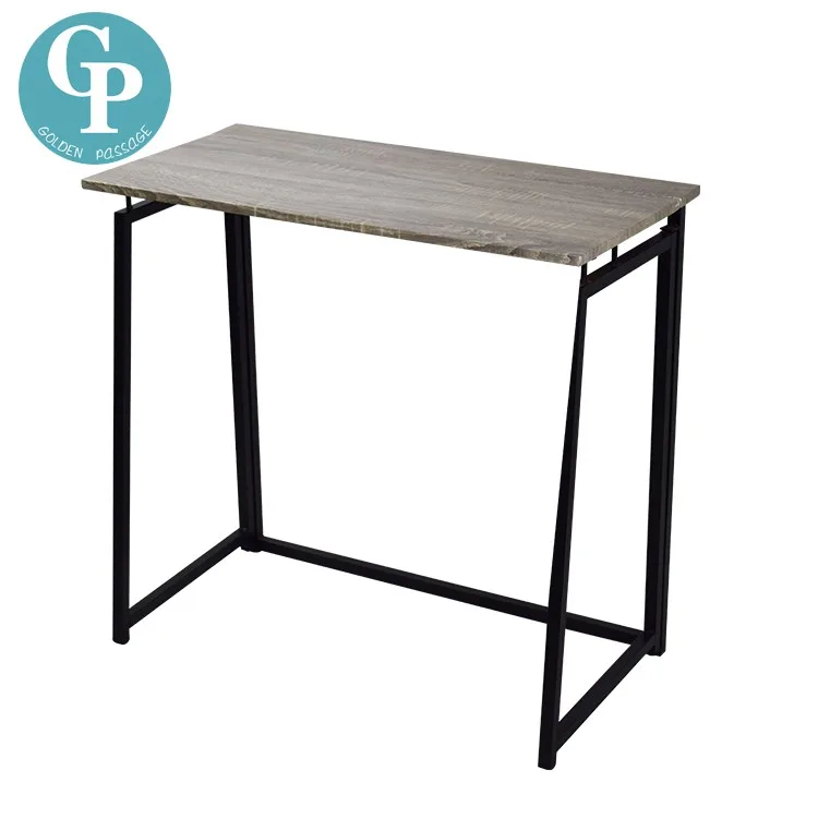 Industrial Style Small Computer Desk Space Saving Foldable Study