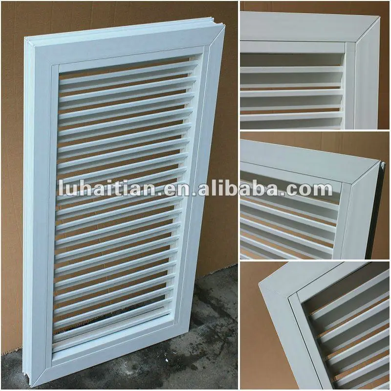 Double Glazed Pvc Frame Office Louver Shutter Window Price Philippines