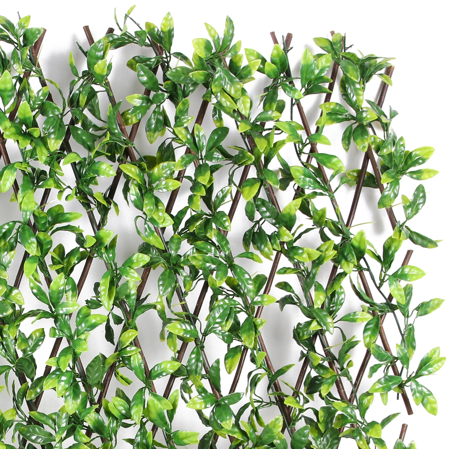 Wholesale Artificial Retractable Green Plastic Leaf Fence Artificial