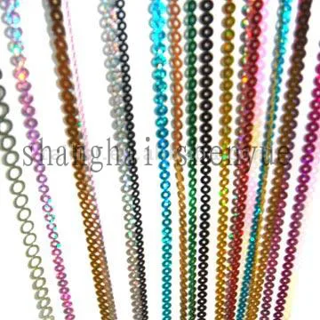 
3mm, 4mm, 5mm,6mm,7mm,9mm flat round hotfix PET sequin disk 