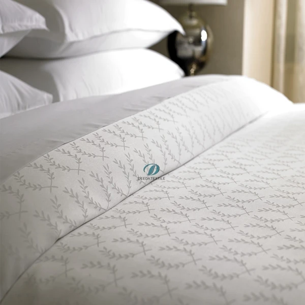 Deeda Factory 300tc Jacquard Sheraton Hotel Bedding Collection For Sale
