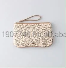 macrame clutch bag