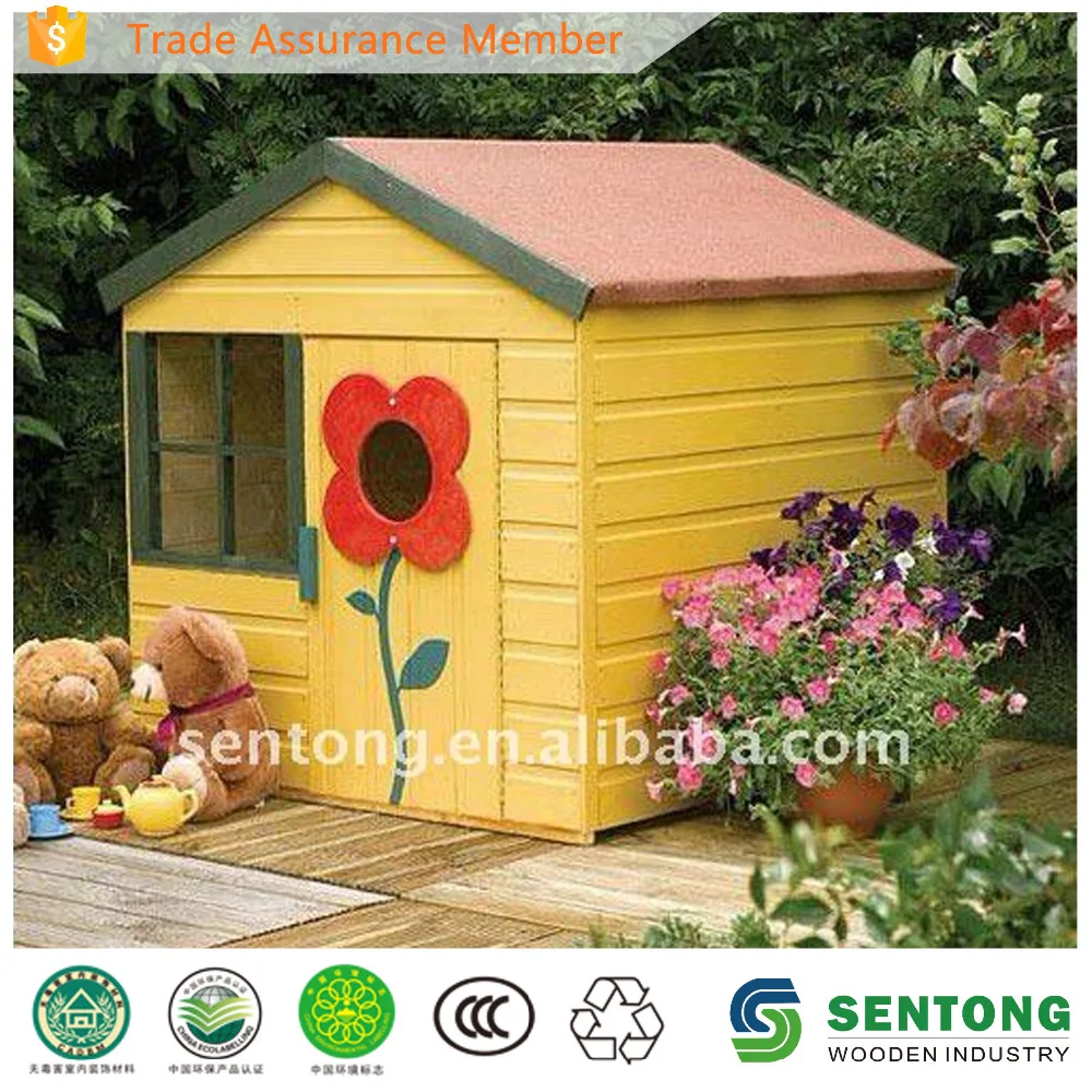 sunflower wooden playhouse