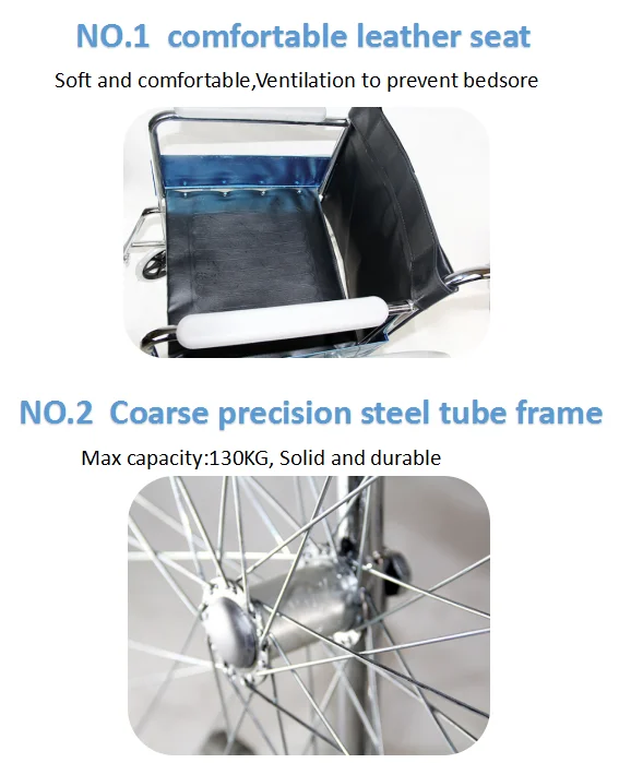 Cheap Price lightweight Standing Folding Remote Used Manual Wheelchair for Sale 