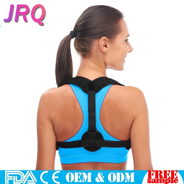 

Posture Corrector For Women Men Effective and Comfortable Adjustable Back Clavicle Support Upper Back Pain Relief, Orange