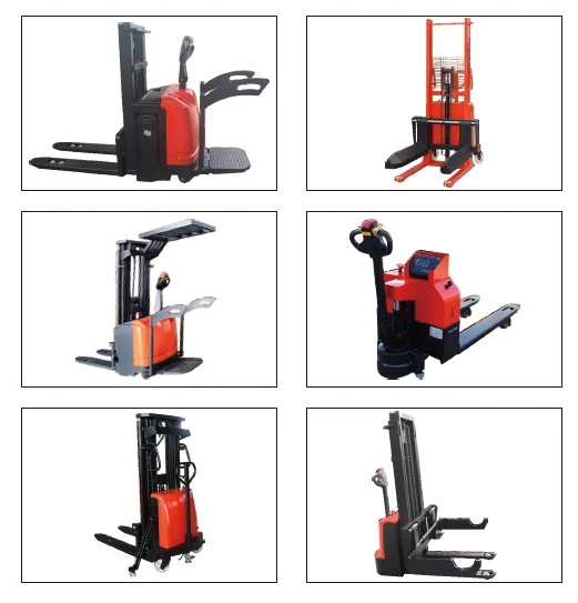 Powered Pedestrian 4000mm Lifting Battery Full Electric Pallet Stacker