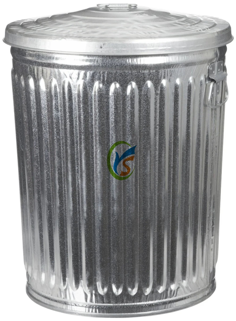 Galvanized Steel Light Duty Garbage Bin With Lid Buy Galvanized Steel