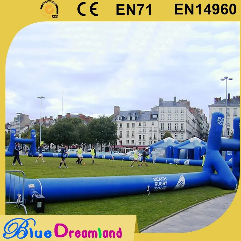 inflatable rugby frame structure