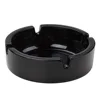 Black Round Stackable Glass Ashtray by Arc Cardinal