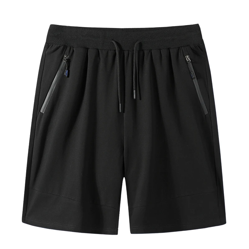 

Wholesale Mens Gym Shorts With Custom Logo Design Cotton Shorts, Black+blue