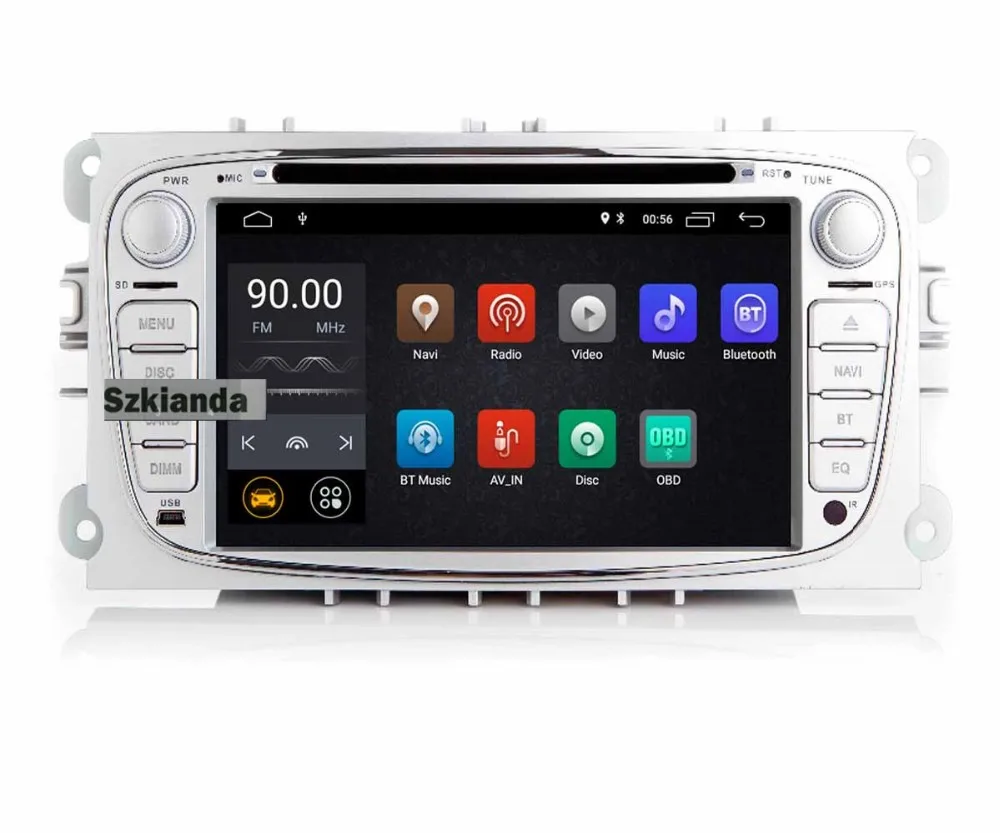 Best Car Multimedia Player Android 9.0 GPS 2 Din car dvd player for FORD Focus S-MAX Mondeo C-MAX Galaxy wifi car radio bluetooth DVR 19
