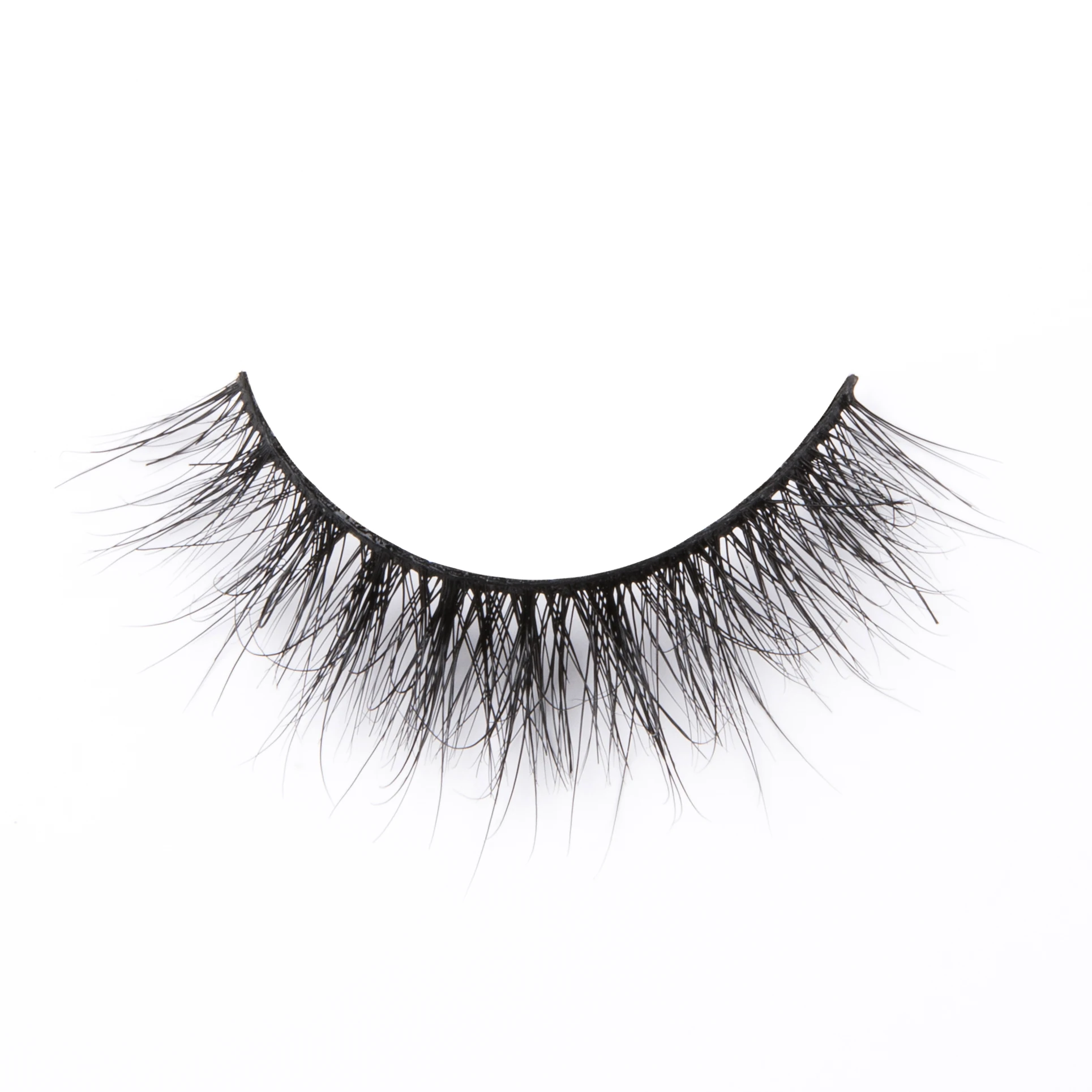 

6D27 real mink lashes provide eyelashes samples with false eyelash packaging box, Black color