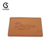 Custom hot sale jeans brand logo embossed leather patches labels for clothing/bags