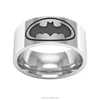 Yiwu Aceon Stainless Steel High polished custom logo engraved batman ring