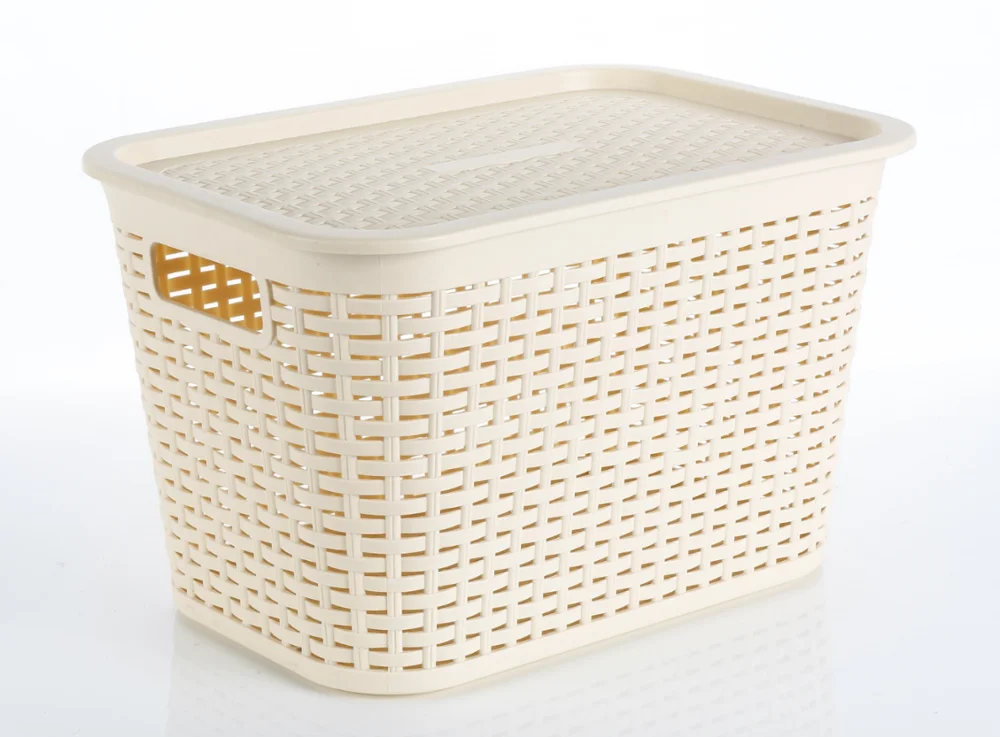 Rattan Look Laundry Tub Plastic Laundry Basket With Lid Buy Plastic Launtry Basket,Plastic