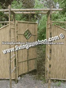 Hewan Taman Bambu Gate Buy Bamboo Garden Pagar Bambu 