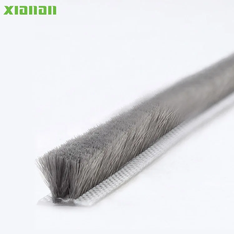 Aluminium Holder Door Bottom Seal Brush Strip For Industrial Door Buy