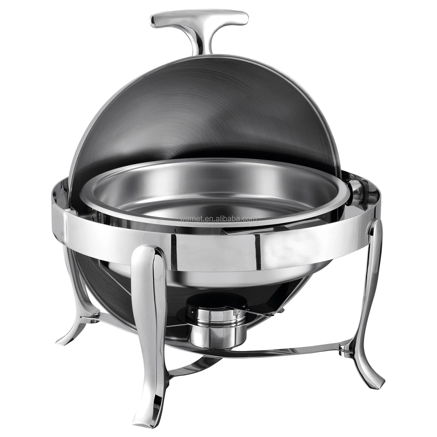 6l Chafer Chafing Dish / Round Roll Top Chafing Dish Buy Chafer