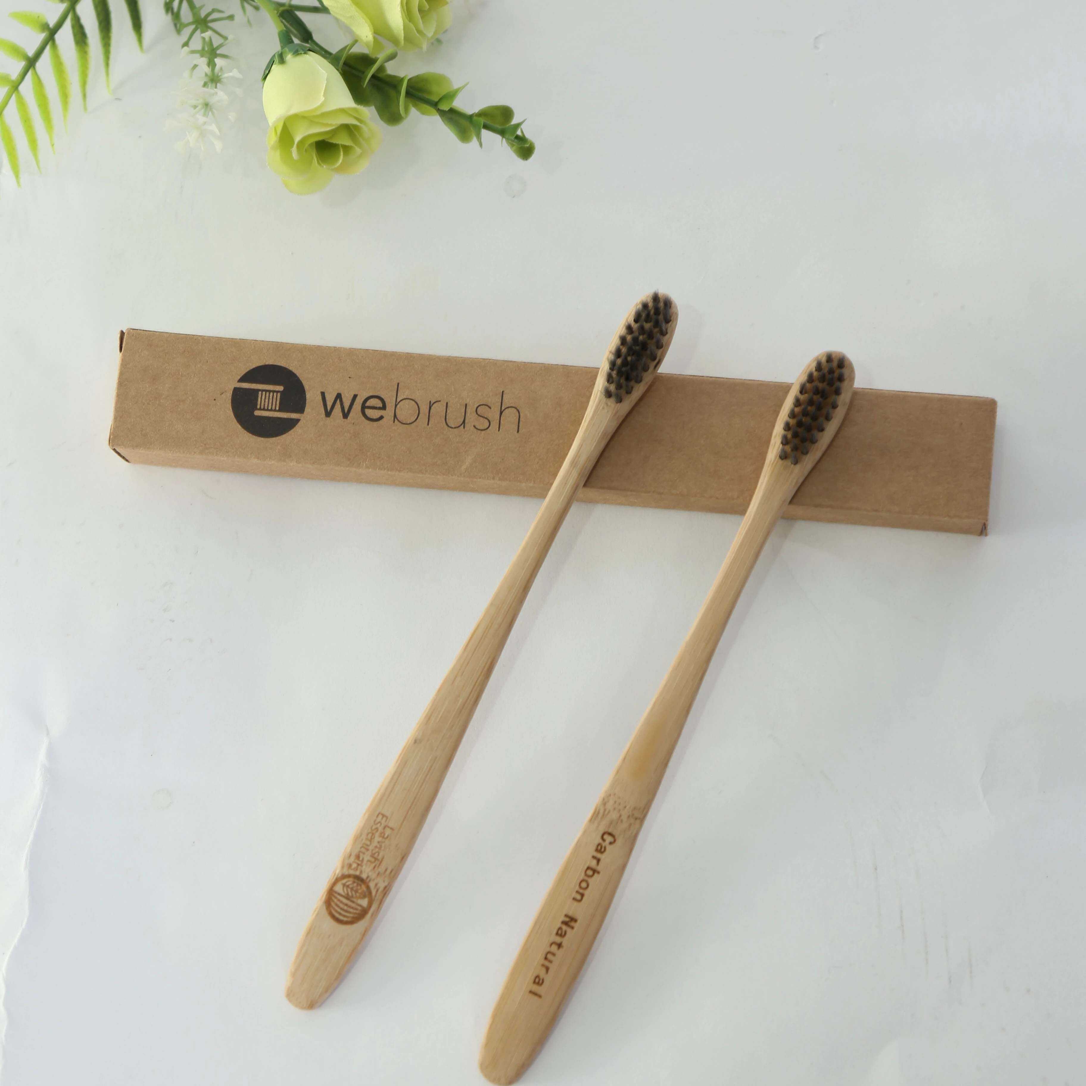 

Deep Cleaning High Quality factory adult Bamboo Toothbrush, Black