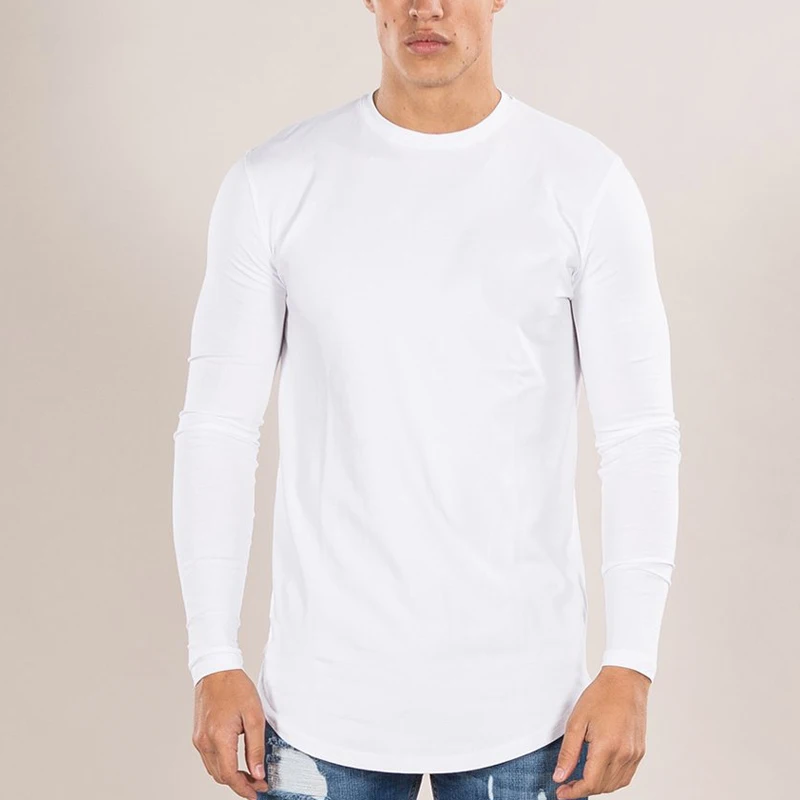 rounded hem t shirt