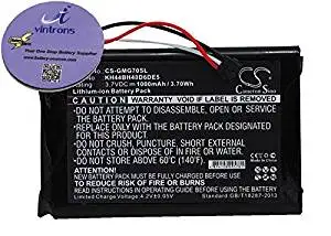 vintrons (TM) Bundle - 1000mAh Replacement Battery For GARMIN Approach G7, + vintrons Coaster