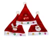 new year gifts Custom LED christmas hat santa claus cap for children and adult