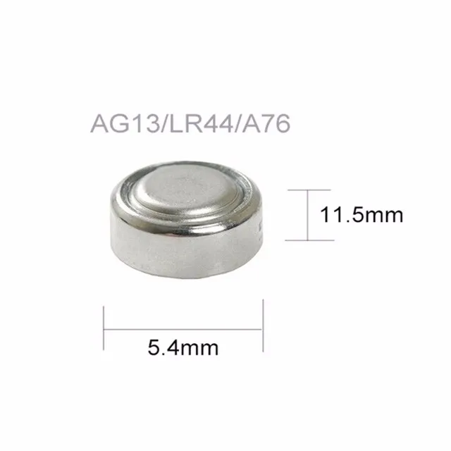 Pkcell 0 Hg Pg Button Cell Ag13 Lr44 Alkaline Coin Battery For Led