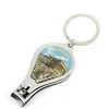 2020 Wholesale Greece tour souvenir multifunction custom bottle opener keychain nail clipper