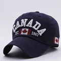 New Arrivals Cotton Gorras Canada Cap Flag Of Canada Hat Snapback Adjuatable Mens Baseball Caps Brand