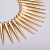 5*35mm Gold Silver Long Studs Spikes Sewing Big Rivets Plastic Rivet Punk Rivet Decoration for Leather Clothes Jewelry Crafts