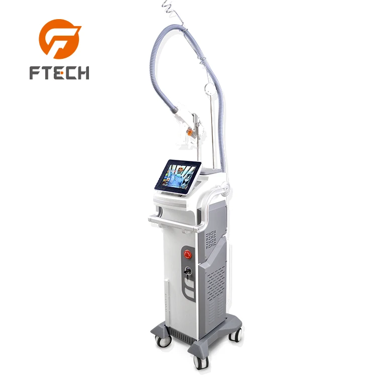 

High quality Q switched nd yag laser machine with fractional honeycomb head for tattoo removal, White+gray