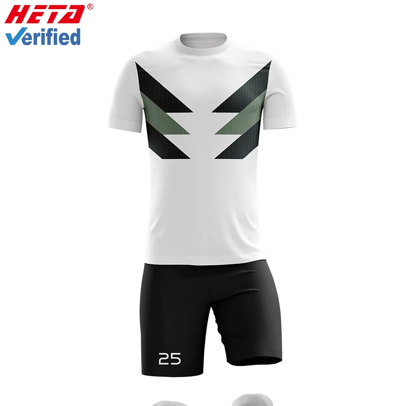 

High Quality Custom Designs Heat Transfer Printing Soccer Jerseys Functional Material Dri Fit Football T Shirt