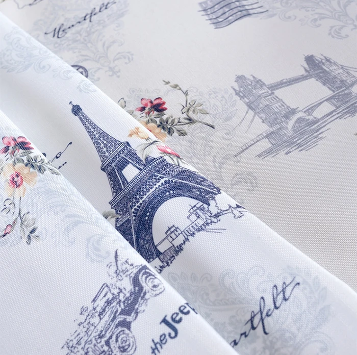 Factory Direct Sale Concise Style Sheer Polyester Curtains Fabrics