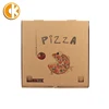 Custom Logo Printing Square Paper Pizza Box Colorful Take Out Paper Food Box
