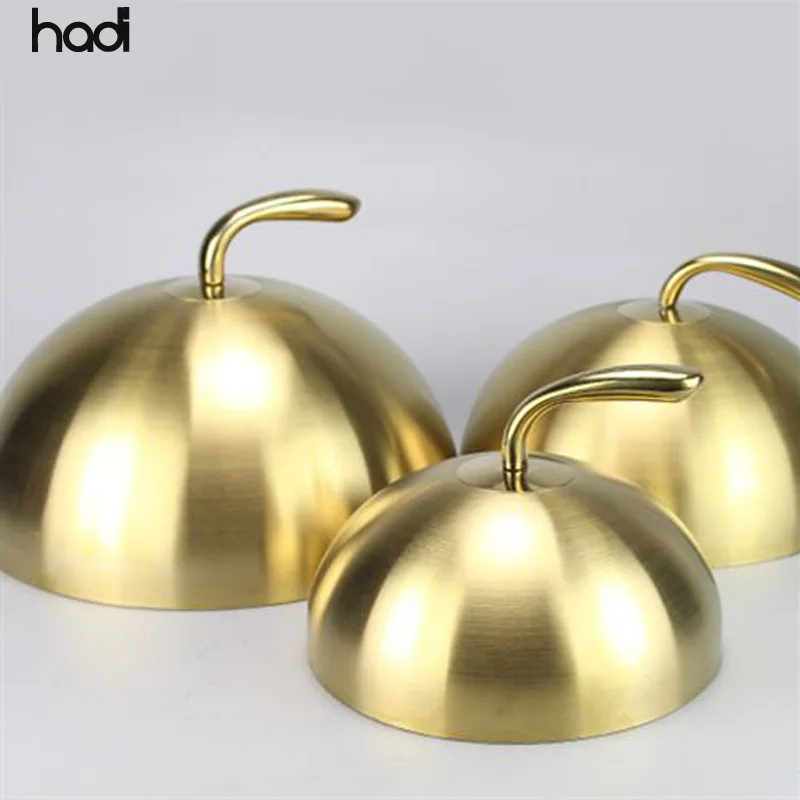 Stainless Steel Food Cover Lid Dome Serving Dish Plate Hotel Banquets Decor New