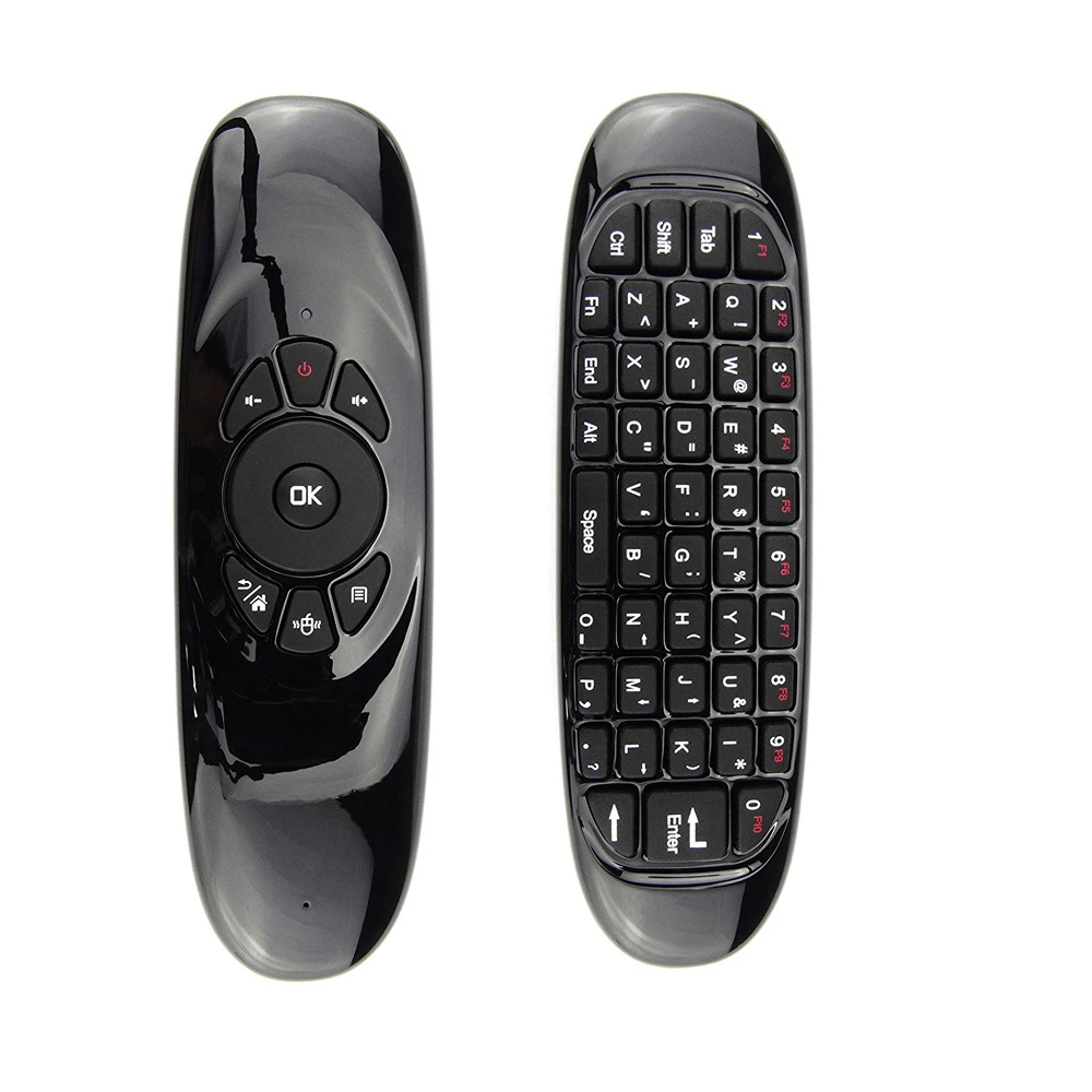 

2017 Hot New C120 2.4G Wireless Remote Control Flying Mouse Qwerty Keyboard for For TV BOX,Gaming,Laptop,HTPC,TV