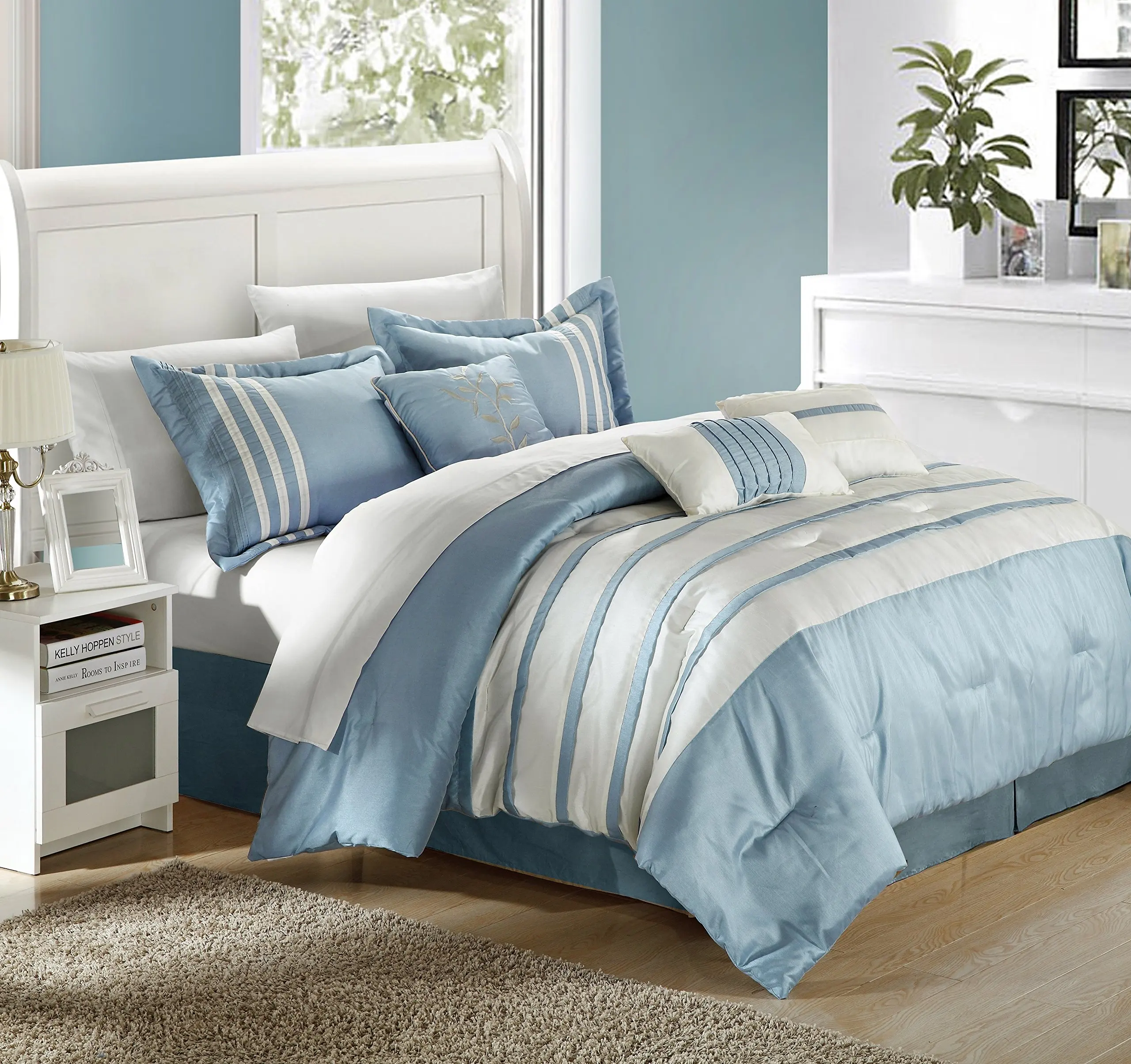 Buy Chic Home Torino Pleated Piecing Luxury Bedding Collection 7