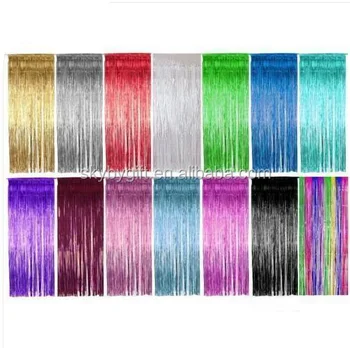 Shimmer Foil Door Birthday Party Decorations 11 Colours Tinsel Curtain Buy Tinsel Curtain Foil Tinsel Curtain Party Tinsel Curtain Product On